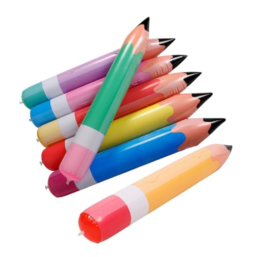 FUNOMOCYA 7 Stück Riesige Aufblasbare Bleistifte aus PVC Teiliges für Schulanfang Dekoration Bunte Jumbo Bleistifte Orange Gelb Blau Grün Rot für Klassenräume und Partys FUNOMOCYA 7 Stück Riesige Aufblasbare Bleistifte aus PVC Teiliges für Schulanfang Dekoration Bunte Jumbo Bleistifte Orange Gelb Blau Grün Rot für Klassenräume und Partys von FUNOMOCYA