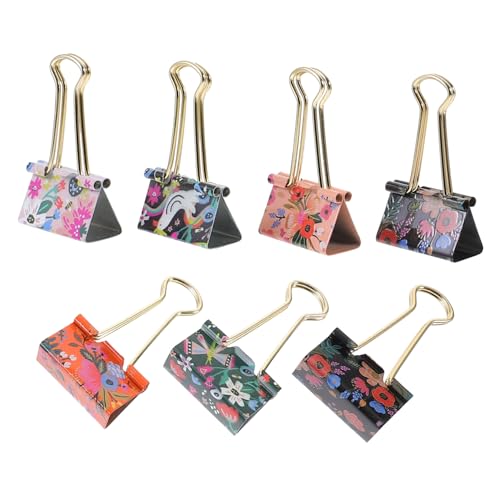 FUNOMOCYA 7 Stück Teiliges Binder Clips und Robuste Metall Papierklammern für Dokumente Bürobedarf und Organisation Praktische und Büroklammern für Bedarf FUNOMOCYA 7 Stück Teiliges Binder Clips und Robuste Metall Papierklammern für Dokumente Bürobedarf und Organisation Praktische und Büroklammern für Bedarf von FUNOMOCYA
