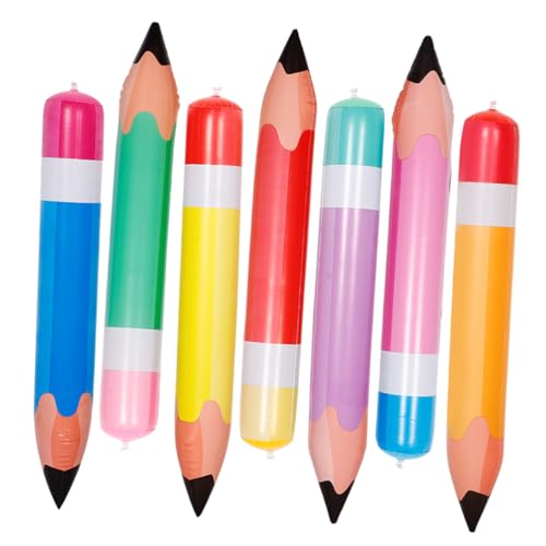 FUNOMOCYA 7 Stück Teiliges Jumbo PVC Aufblasbare Bleistift Bunte Schul Dekoration für Klassenräume und Geburtstagsfeiern Langlebig und Wiederverwendbar Party FUNOMOCYA 7 Stück Teiliges Jumbo PVC Aufblasbare Bleistift Bunte Schul Dekoration für Klassenräume und Geburtstagsfeiern Langlebig und Wiederverwendbar Party von FUNOMOCYA