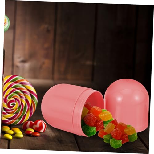 FUNOMOCYA 7 Stück Teiliges Kunststoff kapseln Aufbewahrungsboxen in Farben Wiederverwendbar zum Befüllen mit Ostereiern Süßigkeiten und Geschenkdekoration für Ostern und Feiern von FUNOMOCYA