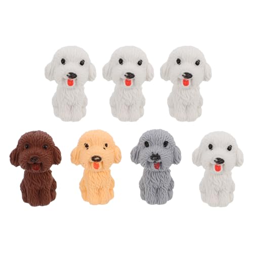 FUNOMOCYA 7 Stück Teiliges Niedliche Hund radiergummis aus Tpr Kreative Tierfiguren Robust und Kinderfreundlich als Schulbedarf und Belohnung für Schüler FUNOMOCYA 7 Stück Teiliges Niedliche Hund radiergummis aus Tpr Kreative Tierfiguren Robust und Kinderfreundlich als Schulbedarf und Belohnung für Schüler von FUNOMOCYA