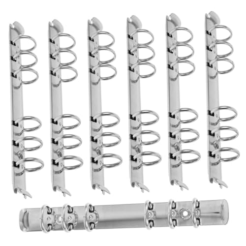 FUNOMOCYA 7 Stück Teiliges Ringbuch Mechanismus Ring Metall Bindemittel Leichtes DIY Nachfüllringbuch für Lose Praktisches Nachfüllzubehör für Notizbücher und Planer FUNOMOCYA 7 Stück Teiliges Ringbuch Mechanismus Ring Metall Bindemittel Leichtes DIY Nachfüllringbuch für Lose Praktisches Nachfüllzubehör für Notizbücher und Planer von FUNOMOCYA