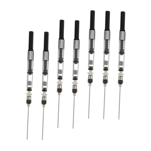 FUNOMOCYA 7 Stück Teiliges für Füllfederhalter Nachfüllhilfe mit Edelstahl nadelspitze Tragbares Füller zubehör für Schüler und Büroanwender FUNOMOCYA 7 Stück Teiliges für Füllfederhalter Nachfüllhilfe mit Edelstahl nadelspitze Tragbares Füller zubehör für Schüler und Büroanwender von FUNOMOCYA