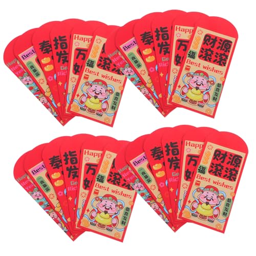 FUNOMOCYA 72 Stück Teiliges Rote Umschläge Jahr Des Pferdes Traditionelle Lunar Year Envelopes aus Dickem Papier mit Farbenfrohem Druck für Frühlingsfest und Familienfeiern FUNOMOCYA 72 Stück Teiliges Rote Umschläge Jahr Des Pferdes Traditionelle Lunar Year Envelopes aus Dickem Papier mit Farbenfrohem Druck für Frühlingsfest und Familienfeiern von FUNOMOCYA