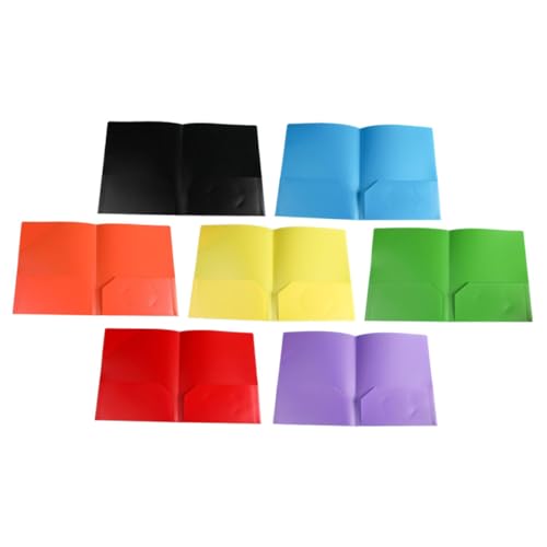 FUNOMOCYA 7Stücke Teiliges Dokumentenordner für Schule und Büro Kunststoff Aktenordner mit Farbige Dateiordner für Effiziente Aufbewahrung und Professionelle Organisation FUNOMOCYA 7Stücke Teiliges Dokumentenordner für Schule und Büro Kunststoff Aktenordner mit Farbige Dateiordner für Effiziente Aufbewahrung und Professionelle Organisation von FUNOMOCYA