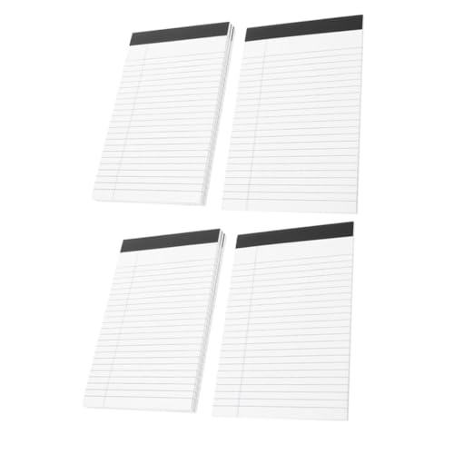 FUNOMOCYA 8 Notizblock Aus Papier Gefüttert Schreiben Büro Tägliches Notizbuch Für Tragbar Legal Zeitschrift Liste Memo Notizblock Papier Notizbilder Notizbücher Schreibtisch Spiral- Weiß von FUNOMOCYA