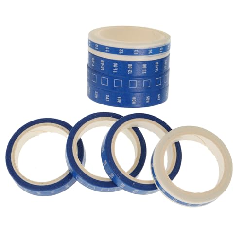 FUNOMOCYA 8 Rollen Teiliges Washi Tape Zeitplan Klebeband DIY Scrapbook Planungsaufkleber Zeitleisten Klebeband für Büro Schule Zuhause Wiederablösbar Farblich Sortiert Zufällige Farbe FUNOMOCYA 8 Rollen Teiliges Washi Tape Zeitplan Klebeband DIY Scrapbook Planungsaufkleber Zeitleisten Klebeband für Büro Schule Zuhause Wiederablösbar Farblich Sortiert Zufällige Farbe von FUNOMOCYA