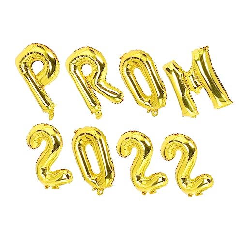 FUNOMOCYA 8 Stück Ballonanzug aufdecken 2022 Abschlussballons Goldnummer Luftballons Herzlichen Glückwunsch, Graduiertenballons Rosa Abschlussfeier Ballon Partyballon Aluminiumfolie Golden FUNOMOCYA 8 Stück Ballonanzug aufdecken 2022 Abschlussballons Goldnummer Luftballons Herzlichen Glückwunsch, Graduiertenballons Rosa Abschlussfeier Ballon Partyballon Aluminiumfolie Golden von FUNOMOCYA