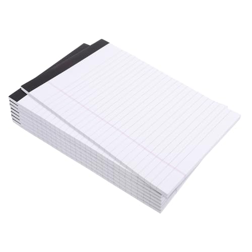 FUNOMOCYA 8 Stück Schreibblock Liniert mit Glattem Papier für Büro Schule Home Office Abreißbare Vielseitig Einsetzbar Legal Memo Pads mit Eleganter Optik FUNOMOCYA 8 Stück Schreibblock Liniert mit Glattem Papier für Büro Schule Home Office Abreißbare Vielseitig Einsetzbar Legal Memo Pads mit Eleganter Optik von FUNOMOCYA