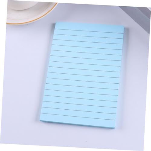 FUNOMOCYA 8 Stück Teiliges Farbige Haftnotizen mit Linien Abreißbare Selbstklebende Memo pads Kleine Notizzettel für Schüler Büro und Zuhause Praktische Notizblöcke zum Schreiben und von FUNOMOCYA