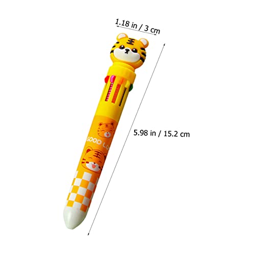 FUNOMOCYA 8 Stück Teiliges Mehrfarbiger Kugelschreiber mit Tiger Bunte Glatte Schreibstifte für Schüler Handliche Leichte Farbstifte für Schule und Büro Kreative Schreibwaren FUNOMOCYA 8 Stück Teiliges Mehrfarbiger Kugelschreiber mit Tiger Bunte Glatte Schreibstifte für Schüler Handliche Leichte Farbstifte für Schule und Büro Kreative Schreibwaren von FUNOMOCYA