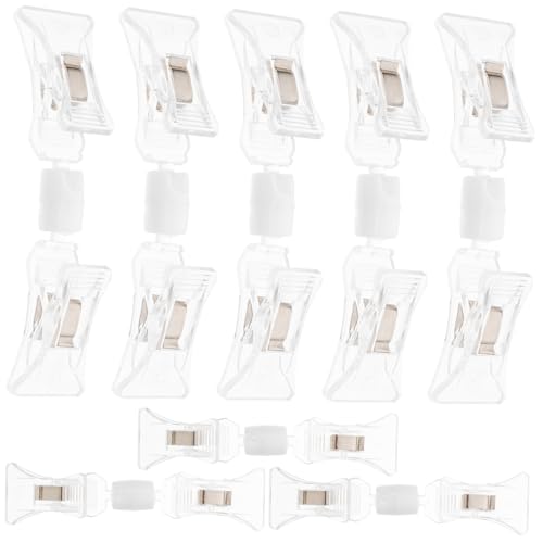 FUNOMOCYA 8 Stück Transparente Preisschild Clips Doppelseitige Halter für Preisschilder für Supermärkte Einzelhandel und Restaurants Stabil und Vielseitig Einsetzbar FUNOMOCYA 8 Stück Transparente Preisschild Clips Doppelseitige Halter für Preisschilder für Supermärkte Einzelhandel und Restaurants Stabil und Vielseitig Einsetzbar von FUNOMOCYA