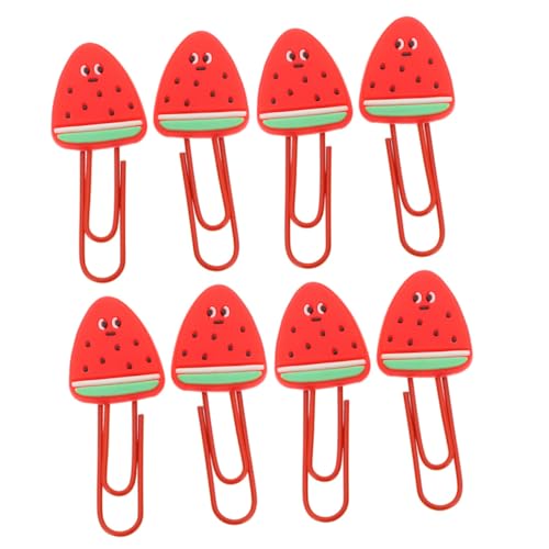 FUNOMOCYA 8 Stück Wassermelonenförmige Büroklammern Kreative und Farbenfrohe Clips für Schule Büro und Zuhause Leicht und Praktisch für Dokumente und Dekoration FUNOMOCYA 8 Stück Wassermelonenförmige Büroklammern Kreative und Farbenfrohe Clips für Schule Büro und Zuhause Leicht und Praktisch für Dokumente und Dekoration von FUNOMOCYA