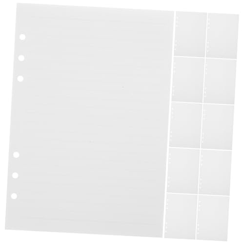 FUNOMOCYA 80 Blatt Nachfüllpapier Kariert Ringbucheinlagen Löch Gelocht Schreibpapier für Notizbücher Tagebuch Büro Schule FUNOMOCYA 80 Blatt Nachfüllpapier Kariert Ringbucheinlagen Löch Gelocht Schreibpapier für Notizbücher Tagebuch Büro Schule von FUNOMOCYA