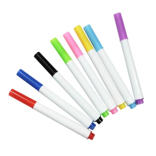 FUNOMOCYA 8Stücke Abwischbare Marker Vielseitige Whiteboard Stifte Verschiedenen für Kreative Planung und Malerei Wasserbasierte Magnetisch Sicher von FUNOMOCYA
