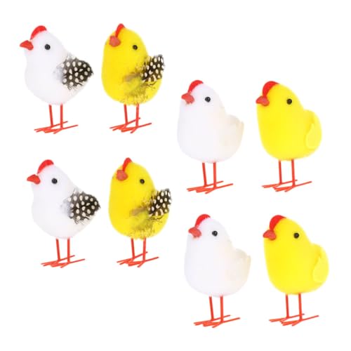 FUNOMOCYA 8stücke Einfache Küken Desktop Dekoration Schlafzimmer Wohnzimmer Party Ornament Spielzeug FUNOMOCYA 8stücke Einfache Küken Desktop Dekoration Schlafzimmer Wohnzimmer Party Ornament Spielzeug von FUNOMOCYA