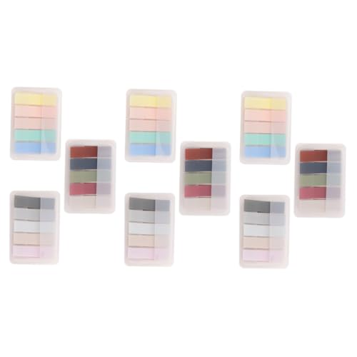 FUNOMOCYA 9 Sätze Bunte Haftnotizen und Index tabs Multifunktionale Selbstklebende Memo sticker in Vintage Pastellfarben Praktische Seitenmarker für Büro Schule und Zuhause Beschreibbar FUNOMOCYA 9 Sätze Bunte Haftnotizen und Index tabs Multifunktionale Selbstklebende Memo sticker in Vintage Pastellfarben Praktische Seitenmarker für Büro Schule und Zuhause Beschreibbar von FUNOMOCYA