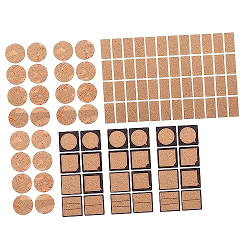 FUNOMOCYA 96 Stück Teiliges Selbstklebende Holzetiketten aus und Kiefernholz Vielseitige DIY Aufkleber für Flaschen Büroklassifizierung und Geschenkverpackungen Beschreibbar Ablösbar von FUNOMOCYA