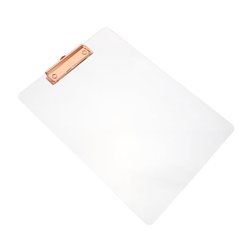FUNOMOCYA Acryl Clipboard Transparent Schreibunterlage Schreibbrett Robust Vielseitig Büro Schule Studenten Dokumentenhalter FUNOMOCYA Acryl Clipboard Transparent Schreibunterlage Schreibbrett Robust Vielseitig Büro Schule Studenten Dokumentenhalter von FUNOMOCYA