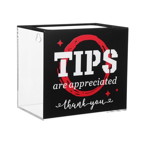 FUNOMOCYA Acryl Trinkgeldbox Transparent mit Sichtfenster für Barkeeper Bars Restaurants Musiker Spenden Sammelbox aus Robustem Acryl Vielseitige Geldaufbewahrung für Gastronomiebetriebe und FUNOMOCYA Acryl Trinkgeldbox Transparent mit Sichtfenster für Barkeeper Bars Restaurants Musiker Spenden Sammelbox aus Robustem Acryl Vielseitige Geldaufbewahrung für Gastronomiebetriebe und von FUNOMOCYA