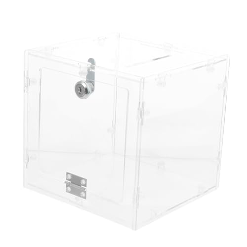 FUNOMOCYA Acrylspendenbox Transparent mit Schloss Abschließbare Wahlurne für Abstimmungen Spenden und Vorschläge Selbstmontierbar Sichere Einwurfbox für Veranstaltungen und Organisationen FUNOMOCYA Acrylspendenbox Transparent mit Schloss Abschließbare Wahlurne für Abstimmungen Spenden und Vorschläge Selbstmontierbar Sichere Einwurfbox für Veranstaltungen und Organisationen von FUNOMOCYA