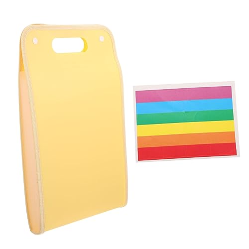 FUNOMOCYA Aufbewahrungstasche büro aufbewahrung office organizer dokumententaschen Aktentasche Datei-Organizer-Tasche briefumschläge Aktenhalter Multi-Layer-Datei-Organizer Plastik Yellow FUNOMOCYA Aufbewahrungstasche büro aufbewahrung office organizer dokumententaschen Aktentasche Datei-Organizer-Tasche briefumschläge Aktenhalter Multi-Layer-Datei-Organizer Plastik Yellow von FUNOMOCYA