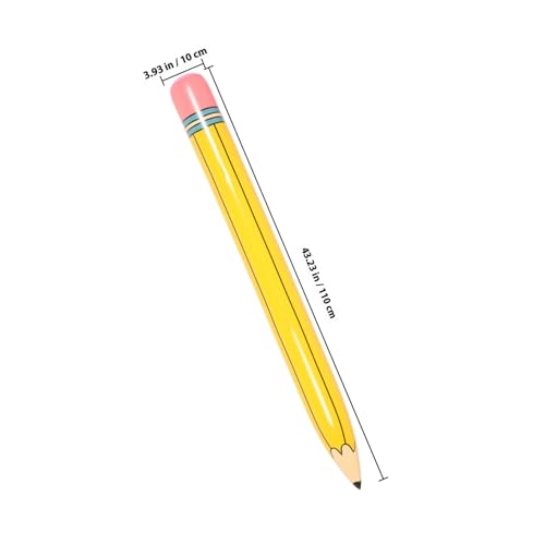 FUNOMOCYA Aufblasbarer Großer Pvc bleistift Dekoration für Klassenzimmer Party Geburtstag Festliche Bunte Aufblasbare Bleistift Requisite für Schule von FUNOMOCYA