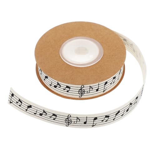 FUNOMOCYA Baumwollband mit Musiknoten Breit Weiches Geschenkband für Musikthemen Partydekoration Bastelband Wreaths Wrapping Ribbons Flower Packaging Ribbon FUNOMOCYA Baumwollband mit Musiknoten Breit Weiches Geschenkband für Musikthemen Partydekoration Bastelband Wreaths Wrapping Ribbons Flower Packaging Ribbon von FUNOMOCYA