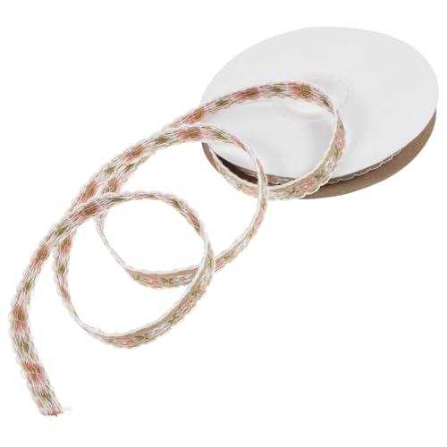 FUNOMOCYA Besticktes Blumenband Polyesterband für DIY Bastelprojekte Dekoratives Geschenkband Elegante Geschenkverpackung Modisch Langlebig Vielseitig Einsetzbar von FUNOMOCYA