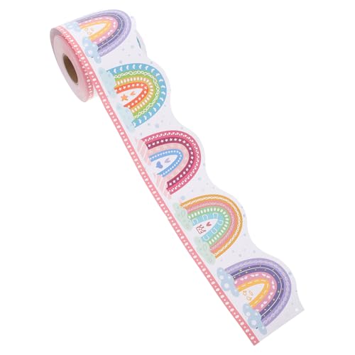FUNOMOCYA Boho Rainbow Pinnwandrand Dekoration Selbstklebende Farbige Randbesätze für Klassenzimmer und Notiztafeln für Kreative Raumgestaltung FUNOMOCYA Boho Rainbow Pinnwandrand Dekoration Selbstklebende Farbige Randbesätze für Klassenzimmer und Notiztafeln für Kreative Raumgestaltung von FUNOMOCYA