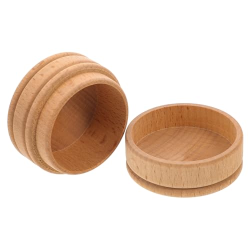 FUNOMOCYA Zahnbox Aus Holz Aufbewahrungsbox Für Milchzähne Kinderzahnhalter Aufbewahrungsbehälter Für Erste Zähne Tragbare Zahnbox Für Babys Erinnerungen von FUNOMOCYA