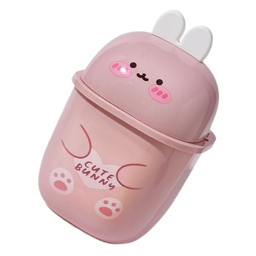 FUNOMOCYA Cartoon Hasen Mülleimer für Schreibtisch und Schlafzimmer Kleiner Mülleimer mit Deckel Leichter und Tragbarer Abfalleimer für Kreatives Aufbewahren FUNOMOCYA Cartoon Hasen Mülleimer für Schreibtisch und Schlafzimmer Kleiner Mülleimer mit Deckel Leichter und Tragbarer Abfalleimer für Kreatives Aufbewahren von FUNOMOCYA