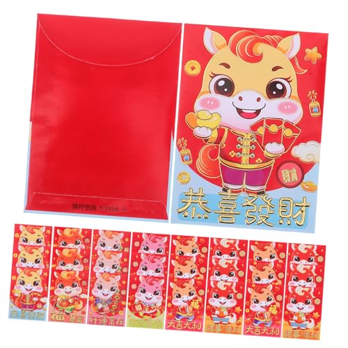 FUNOMOCYA Cartoon-rotes Paket Chinesischer Roter Neujahrsumschlag Bargeldrote Umschläge Rote Chinesische Umschläge Für Neues Jahr Chines Papier FUNOMOCYA Cartoon-rotes Paket Chinesischer Roter Neujahrsumschlag Bargeldrote Umschläge Rote Chinesische Umschläge Für Neues Jahr Chines Papier von FUNOMOCYA