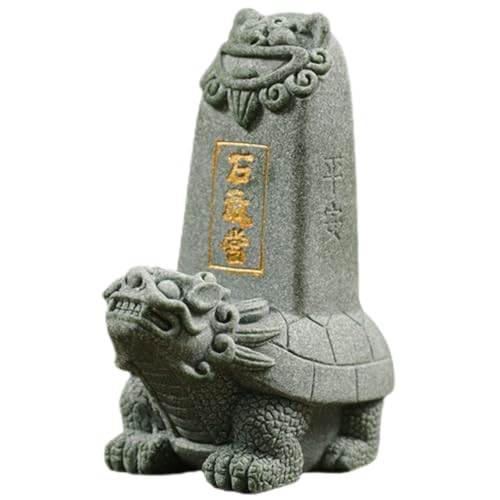 FUNOMOCYA Chinesische Drachenschildkröten-Dekoration Tischornament Im Zen-Stil Mini-steinharz-schreibtischdeko Lebensechtes Modellierungsdesign FUNOMOCYA Chinesische Drachenschildkröten-Dekoration Tischornament Im Zen-Stil Mini-steinharz-schreibtischdeko Lebensechtes Modellierungsdesign von FUNOMOCYA