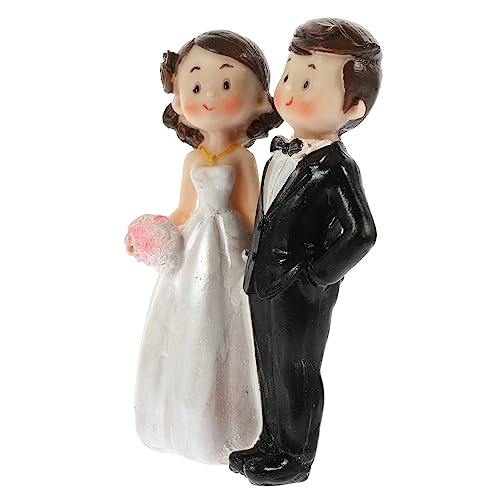 FUNOMOCYA Dekorative Puppenfigur Hochzeitspaar Hochwertige Resin Tortenfigur Brautpaar für Hochzeitsgeschenke Verlobung Valentinstag Büro und Wohnraumdekoration FUNOMOCYA Dekorative Puppenfigur Hochzeitspaar Hochwertige Resin Tortenfigur Brautpaar für Hochzeitsgeschenke Verlobung Valentinstag Büro und Wohnraumdekoration von FUNOMOCYA