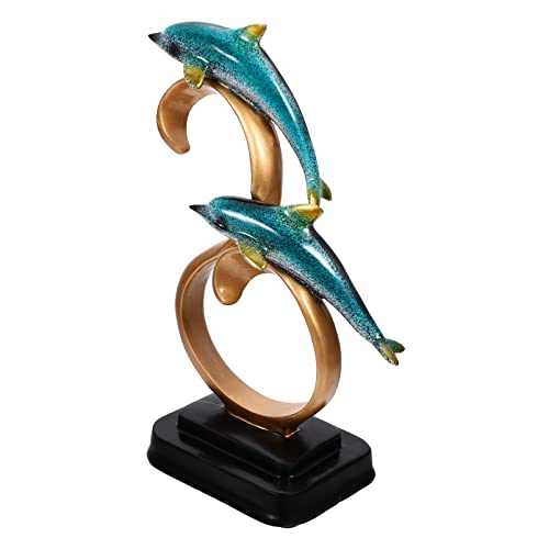FUNOMOCYA Delphin Ornamente aus Harz Kreative Tischdekoration für Schlafzimmer Wohnzimmer und Büro Stilvolles Deko Element Hellblau für Familie und Freunde FUNOMOCYA Delphin Ornamente aus Harz Kreative Tischdekoration für Schlafzimmer Wohnzimmer und Büro Stilvolles Deko Element Hellblau für Familie und Freunde von FUNOMOCYA