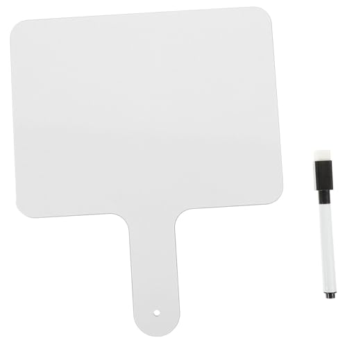 FUNOMOCYA Doppelseitiges Handheld Whiteboard Teilig Abwischbares Dry Erase Antwortpaddel für Unterricht Klassenzimmer Kleine Schreibtafel Praktisch für Spiele und Abstimmungen FUNOMOCYA Doppelseitiges Handheld Whiteboard Teilig Abwischbares Dry Erase Antwortpaddel für Unterricht Klassenzimmer Kleine Schreibtafel Praktisch für Spiele und Abstimmungen von FUNOMOCYA
