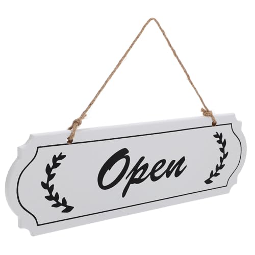 FUNOMOCYA Doppelseitiges Holzschild Open Closed Geschäftstür Schild mit Juteseil zum Hängen Wetterfestes Türschild für Cafés Restaurants Hotels und Schaufenster Dekoration FUNOMOCYA Doppelseitiges Holzschild Open Closed Geschäftstür Schild mit Juteseil zum Hängen Wetterfestes Türschild für Cafés Restaurants Hotels und Schaufenster Dekoration von FUNOMOCYA