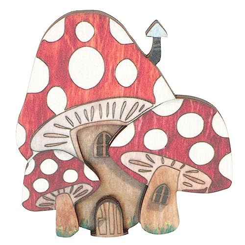 FUNOMOCYA Easter Holzschild Pilz Dekoration Holzornament Garten Frühling Tischdeko Kreatives Design Festliche Geschenkidee FUNOMOCYA Easter Holzschild Pilz Dekoration Holzornament Garten Frühling Tischdeko Kreatives Design Festliche Geschenkidee von FUNOMOCYA