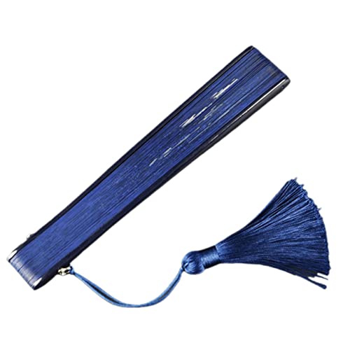 FUNOMOCYA Faltbarer Handfächer aus Chinesischer Vintage Stil Eleganter Handventilator mit Quaste für Tanz Dekoration für Damen von FUNOMOCYA