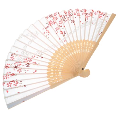 FUNOMOCYA Faltbarer Handfächer im Chinesischen Stil Vintage Hochzeitsfächer Eleganter und Robuster Fächer als Einzigartiges Hochzeitsgeschenk und Fotorequisite für Besondere Anlässe und von FUNOMOCYA