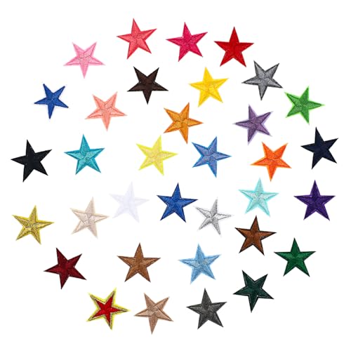 FUNOMOCYA Farben Bügelbare Stern Patches aus Polyester Aufnäher zum Aufnähen und Aufbügeln für Kleidung Taschen DIY Basteln Vielseitige Applikationen Langlebig und Reißfest FUNOMOCYA Farben Bügelbare Stern Patches aus Polyester Aufnäher zum Aufnähen und Aufbügeln für Kleidung Taschen DIY Basteln Vielseitige Applikationen Langlebig und Reißfest von FUNOMOCYA