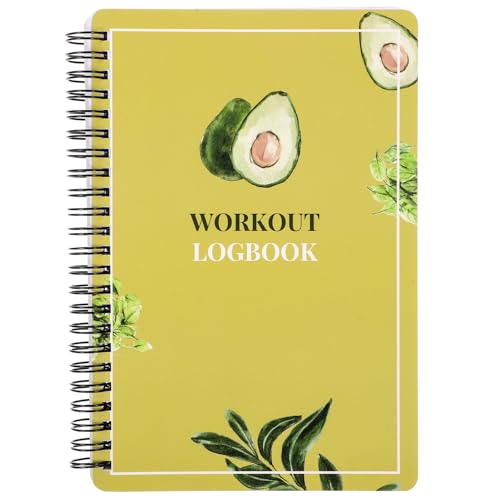 FUNOMOCYA Fitnessplaner Notizbuch Taschenformat Spiralbindung Trainingsjournal für Männer und Frauen Tragbares Workout Logbuch mit Wochenübersicht und Sowie Trainingsplaner von FUNOMOCYA