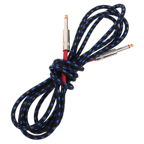 FUNOMOCYA Gitarre Instrumentenkabel Geflochtenes Patchkabel Gitarre Bass Effektpedale Rauschunterdrückung Flexibles Audiokabel für Amp und Mandoline FUNOMOCYA Gitarre Instrumentenkabel Geflochtenes Patchkabel Gitarre Bass Effektpedale Rauschunterdrückung Flexibles Audiokabel für Amp und Mandoline von FUNOMOCYA
