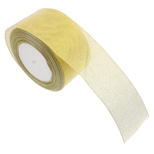 FUNOMOCYA Glitzerndes Geschenkband aus Breites Langes Goldfarbenes Organzaband für Hochzeiten Geburtstagsfeiern Bastelarbeiten und Dekorationen Einfach zu Handhaben und Vielseitig FUNOMOCYA Glitzerndes Geschenkband aus Breites Langes Goldfarbenes Organzaband für Hochzeiten Geburtstagsfeiern Bastelarbeiten und Dekorationen Einfach zu Handhaben und Vielseitig von FUNOMOCYA