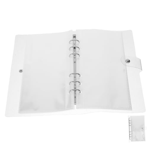 FUNOMOCYA Großer Transparenter Album Organizer mit Ringen für Fotos Karten und Sticker Anpassbare Taschen für Kpop Sammlungen Scrapbooking und Diy Projekte von FUNOMOCYA