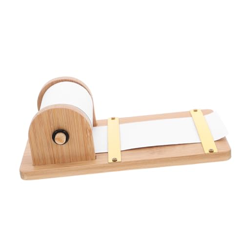 FUNOMOCYA Holz Notizrollenhalter Tragbarer Bamboo Memo Dispenser mit Notizblock Kompakter Desktop Organizer für Büro Studium und Wohndekor Robust Vielseitig und Platzsparend FUNOMOCYA Holz Notizrollenhalter Tragbarer Bamboo Memo Dispenser mit Notizblock Kompakter Desktop Organizer für Büro Studium und Wohndekor Robust Vielseitig und Platzsparend von FUNOMOCYA