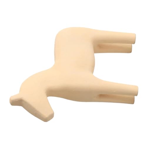 FUNOMOCYA Holz Pferde Figurine Kleine Tischdekoration aus Holz Robust Symbol des Sieges Frühlingsfest Wohnzimmer Büro Schreibtisch Dekor von FUNOMOCYA