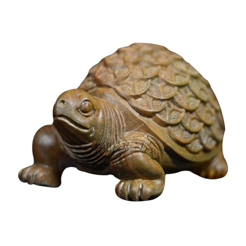FUNOMOCYA Holz Schildkröte Figurine Geschnitzte Deko Figur für Schreibtisch Wohnaccessoire Langlebige Holzkunst Tischdekoration für Innenräume FUNOMOCYA Holz Schildkröte Figurine Geschnitzte Deko Figur für Schreibtisch Wohnaccessoire Langlebige Holzkunst Tischdekoration für Innenräume von FUNOMOCYA