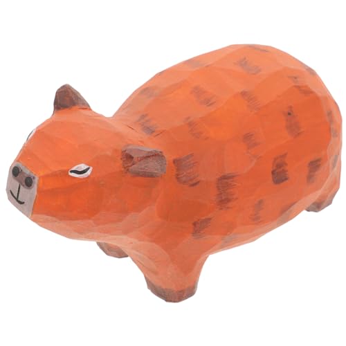 FUNOMOCYA Holzfigur Miniatur Wasserschwein Statue Dekoration für Modernen Kreatives Tierornament für Schreibtisch Wohnzimmer und Geschenkideen FUNOMOCYA Holzfigur Miniatur Wasserschwein Statue Dekoration für Modernen Kreatives Tierornament für Schreibtisch Wohnzimmer und Geschenkideen von FUNOMOCYA